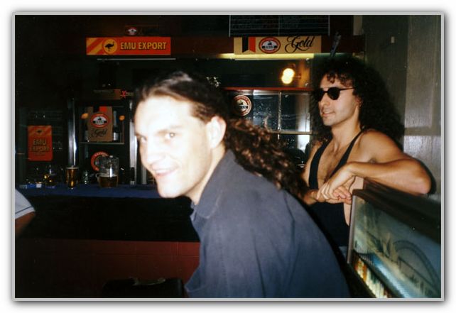 DJ & Critter at Old Melbourne Hotel circa 1991